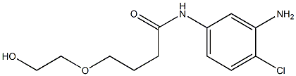 N-(3-amino-4-chlorophenyl)-4-(2-hydroxyethoxy)butanamide 结构式