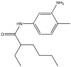 N-(3-amino-4-methylphenyl)-2-ethylhexanamide 结构式