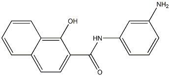 N-(3-aminophenyl)-1-hydroxy-2-naphthamide 结构式