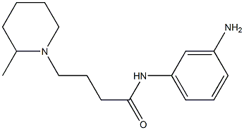 N-(3-aminophenyl)-4-(2-methylpiperidin-1-yl)butanamide 结构式