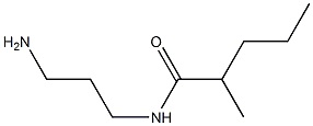 N-(3-aminopropyl)-2-methylpentanamide 结构式