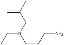 N-(3-aminopropyl)-N-ethyl-N-(2-methylprop-2-enyl)amine 结构式