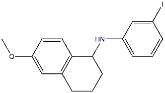 N-(3-iodophenyl)-6-methoxy-1,2,3,4-tetrahydronaphthalen-1-amine 结构式