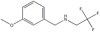 N-(3-methoxybenzyl)-N-(2,2,2-trifluoroethyl)amine 结构式