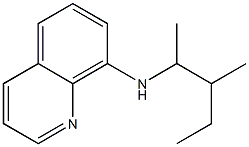 N-(3-methylpentan-2-yl)quinolin-8-amine 结构式