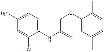 N-(4-amino-2-chlorophenyl)-2-(2,5-dimethylphenoxy)acetamide 结构式