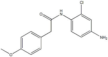 N-(4-amino-2-chlorophenyl)-2-(4-methoxyphenyl)acetamide 结构式