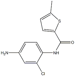 N-(4-amino-2-chlorophenyl)-5-methylthiophene-2-carboxamide 结构式