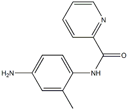 N-(4-amino-2-methylphenyl)pyridine-2-carboxamide 结构式