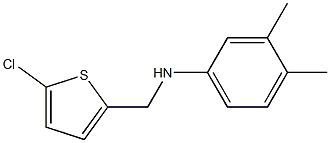 N-[(5-chlorothiophen-2-yl)methyl]-3,4-dimethylaniline 结构式