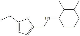 N-[(5-ethylthiophen-2-yl)methyl]-2,3-dimethylcyclohexan-1-amine 结构式