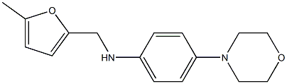 N-[(5-methylfuran-2-yl)methyl]-4-(morpholin-4-yl)aniline 结构式