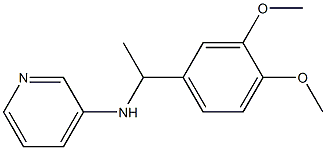 N-[1-(3,4-dimethoxyphenyl)ethyl]pyridin-3-amine 结构式