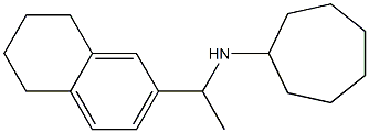 N-[1-(5,6,7,8-tetrahydronaphthalen-2-yl)ethyl]cycloheptanamine 结构式