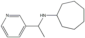 N-[1-(pyridin-3-yl)ethyl]cycloheptanamine 结构式