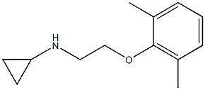 N-[2-(2,6-dimethylphenoxy)ethyl]cyclopropanamine 结构式