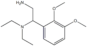 N-[2-amino-1-(2,3-dimethoxyphenyl)ethyl]-N,N-diethylamine 结构式