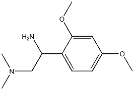 N-[2-amino-2-(2,4-dimethoxyphenyl)ethyl]-N,N-dimethylamine 结构式