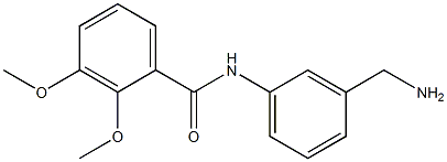 N-[3-(aminomethyl)phenyl]-2,3-dimethoxybenzamide 结构式