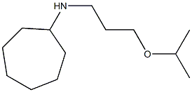 N-[3-(propan-2-yloxy)propyl]cycloheptanamine 结构式