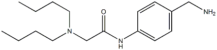 N-[4-(aminomethyl)phenyl]-2-(dibutylamino)acetamide 结构式