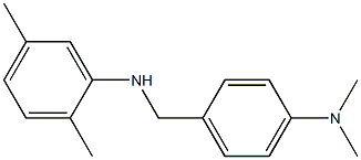 N-{[4-(dimethylamino)phenyl]methyl}-2,5-dimethylaniline 结构式