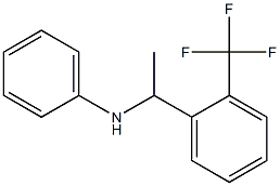 N-{1-[2-(trifluoromethyl)phenyl]ethyl}aniline 结构式