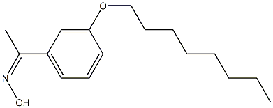 N-{1-[3-(octyloxy)phenyl]ethylidene}hydroxylamine 结构式