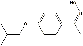 N-{1-[4-(2-methylpropoxy)phenyl]ethylidene}hydroxylamine 结构式