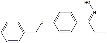 N-{1-[4-(benzyloxy)phenyl]propylidene}hydroxylamine 结构式