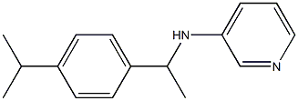 N-{1-[4-(propan-2-yl)phenyl]ethyl}pyridin-3-amine 结构式