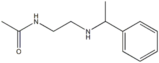 N-{2-[(1-phenylethyl)amino]ethyl}acetamide 结构式