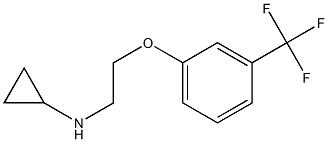 N-{2-[3-(trifluoromethyl)phenoxy]ethyl}cyclopropanamine 结构式