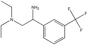 N-{2-amino-2-[3-(trifluoromethyl)phenyl]ethyl}-N,N-diethylamine 结构式