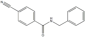 N-benzyl-4-cyanobenzamide 结构式