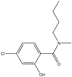 N-butyl-4-chloro-2-hydroxy-N-methylbenzamide 结构式
