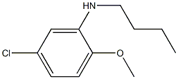 N-butyl-5-chloro-2-methoxyaniline 结构式