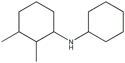 N-cyclohexyl-2,3-dimethylcyclohexan-1-amine 结构式
