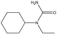 N-cyclohexyl-N-ethylurea 结构式