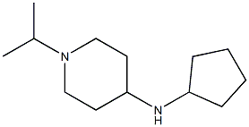 N-cyclopentyl-1-(propan-2-yl)piperidin-4-amine 结构式