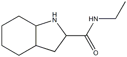 N-ethyloctahydro-1H-indole-2-carboxamide 结构式