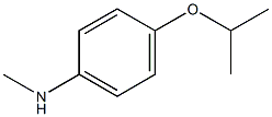 N-methyl-4-(propan-2-yloxy)aniline 结构式