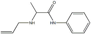 N-phenyl-2-(prop-2-en-1-ylamino)propanamide 结构式