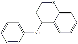 N-phenyl-3,4-dihydro-2H-1-benzothiopyran-4-amine 结构式