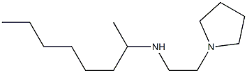 octan-2-yl[2-(pyrrolidin-1-yl)ethyl]amine 结构式