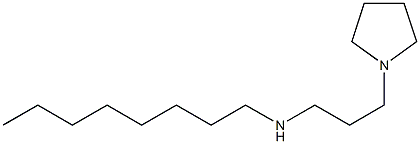octyl[3-(pyrrolidin-1-yl)propyl]amine 结构式