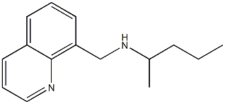 pentan-2-yl(quinolin-8-ylmethyl)amine 结构式