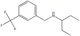 pentan-3-yl({[3-(trifluoromethyl)phenyl]methyl})amine 结构式