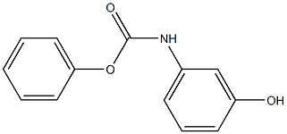 phenyl N-(3-hydroxyphenyl)carbamate 结构式