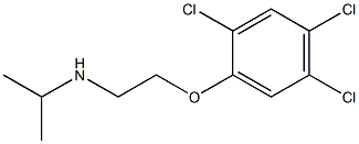 propan-2-yl[2-(2,4,5-trichlorophenoxy)ethyl]amine 结构式